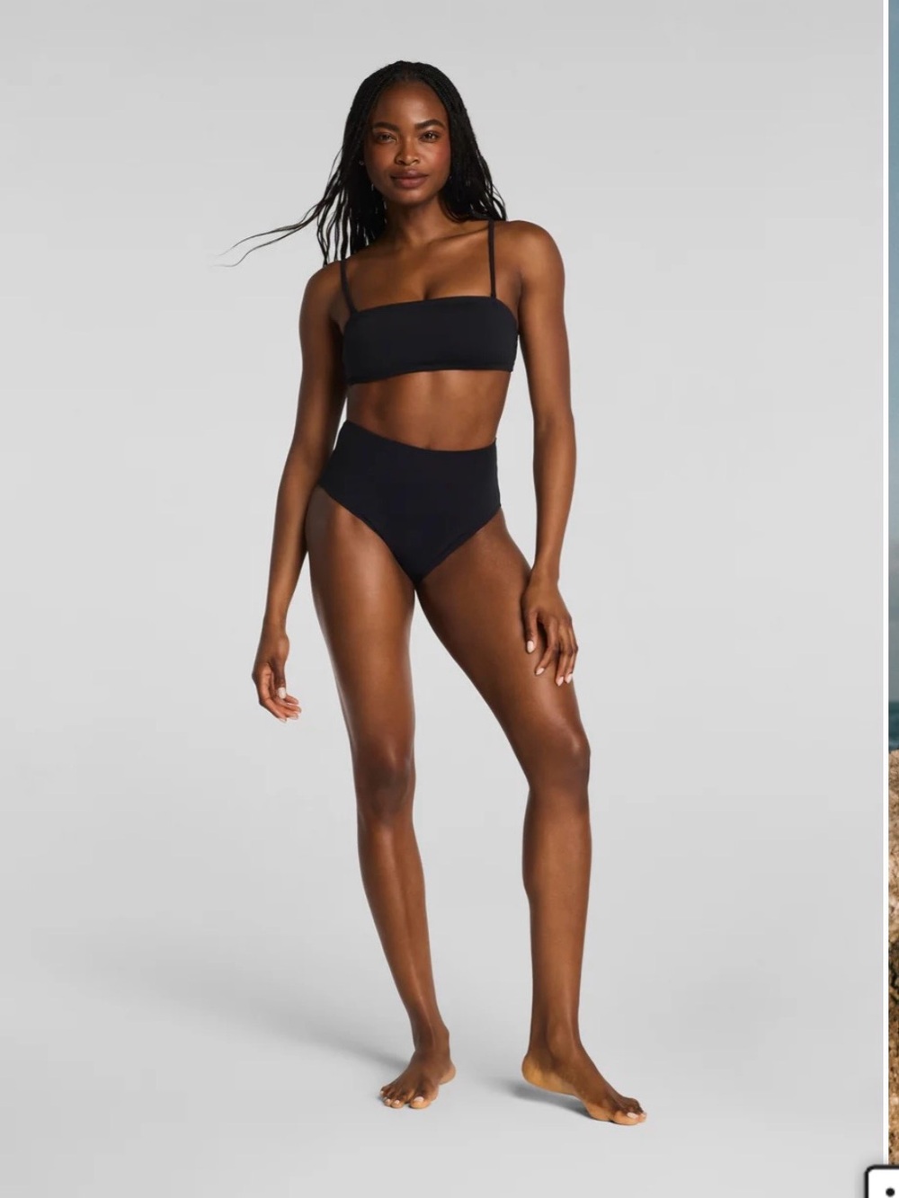 NWT SPANX Ultra High Rise Cheeky Slimming Lifting Shaping Swim Bottom L